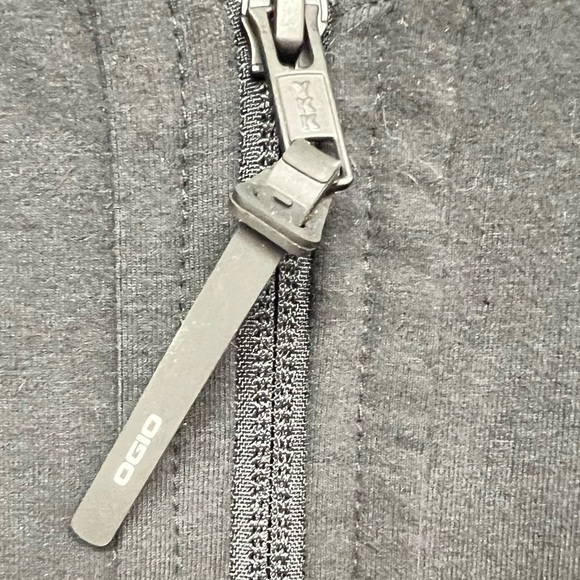 OGIO Men's Black Zip-Up Bomber Style Fleece Jacket- Large - Picture 3 of 5